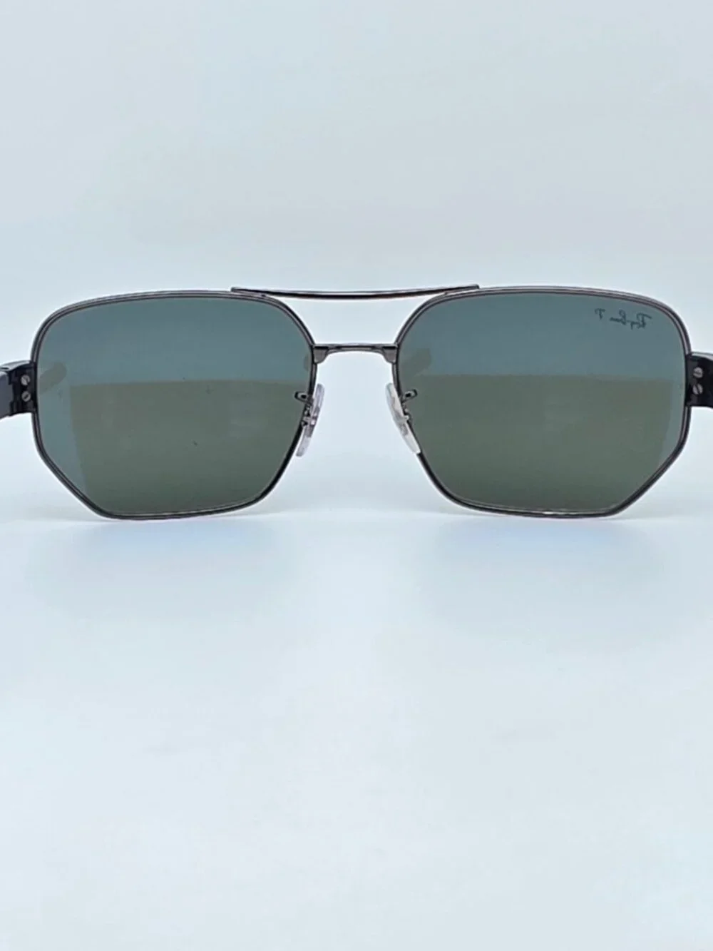 Ray-Ban RB3672 004/9A Gunmetal Frame Polarized G-15 Lens Aviator Sunglasses 60mm